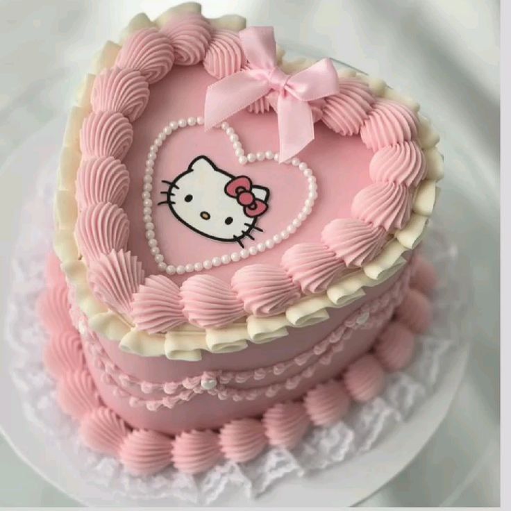 My Bento Cake Hello Kitty Montpellier - Gâteau Hello Kitty rose pour enfants et fans du personnage